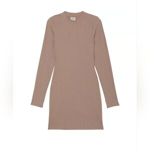 Size XXL Victorias Secret PINK Stretch Cotton Long-Sleeve Mock-Neck Dress